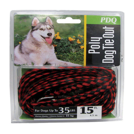 PDQ Poly Rope Dog Tie Out15' Q241500099